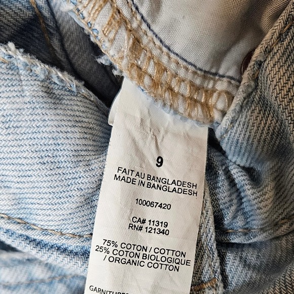 Garage Denim Jambe Large/Wide Leg High-Rise Jeans Size 9 - Picture 11 of 13